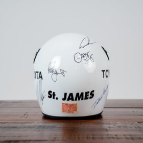 2000 Long Beach Toyota Celebrity Race Autographed Helmet item