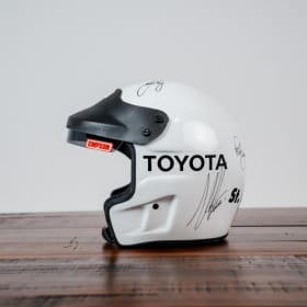 2000 Long Beach Toyota Celebrity Race Autographed Helmet item