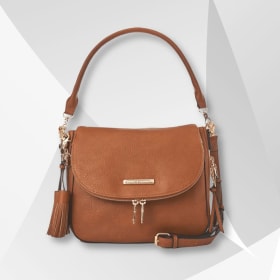 Poppies and Peonies - Downtown Crossbody (Chestnut) item