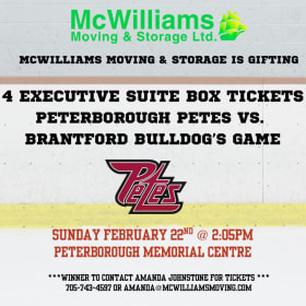 McWilliams- Pete Executive Suite Box Tickets item