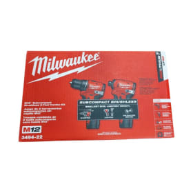 Milwaukee M12™ Subcompact Brushless 2-Tool Combo Kit item
