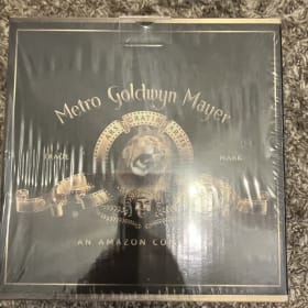 2 MGM METAL TUMBLERS W/ PLASTIC STRAWS NEW UNUSED item