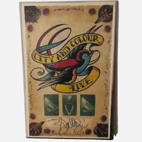 Sometimes Tour Poster - Dallas Green Autograph item