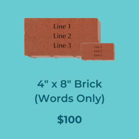 4" x 8" Brick item