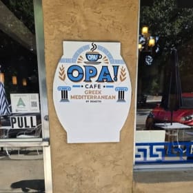 36. $50 Gift card to OPA! Cafe item