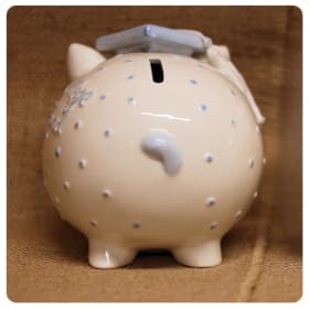 Mud Pie College Fund Piggy Bank item