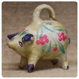 Vintage Mexican Folk Art Piggy Banks item