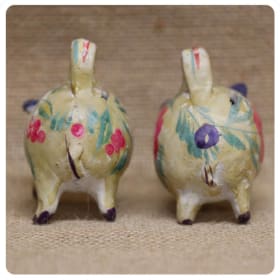 Vintage Mexican Folk Art Piggy Banks item