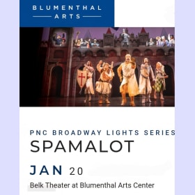 Blumenthal Arts - Spamalot on January 20, 2026 item