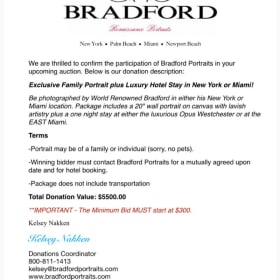 Portrait Session & One Night in Luxury Hotel item