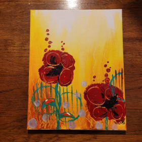 Red Glowing Flowers item