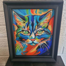 "All the Colors of a Cat" paiting item