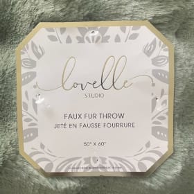 Lovelle Studio Faux Fur Throw 50" x 60" item