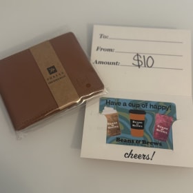 Thread Wallet with Beans & Brews Gift Card item