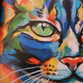 "All the Colors of a Cat" paiting item