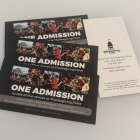 Four admission tickets to Thanksgiving Point item