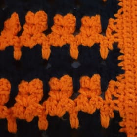 2 Crocheted Cat Lap Blankets item