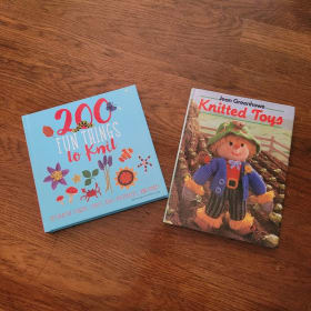 Crochet Cat Blanket and two Knitting Books item