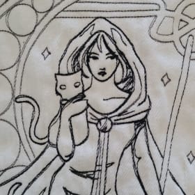 White Detailed Jean Jacket item