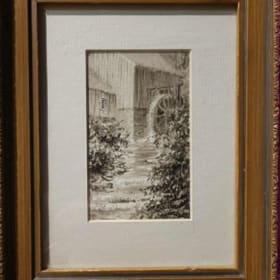 "Mill" - watercolour by Ken Morris item