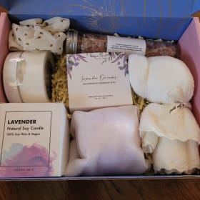 Lavendar Bath Set item