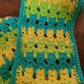 Two Cat Crochet Scarves item