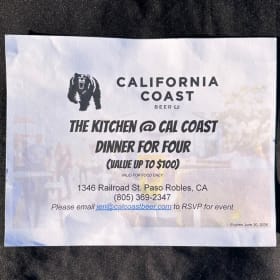 Cal Coast Dinner item