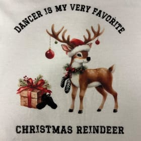 Adult Med "Dancer is my favorite Christmas Reindeer" T-Shirt item