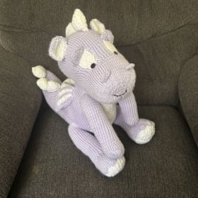 Knit Dragon Stuffed Animal item