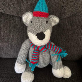 Knit Mouse Stuffed Animal item