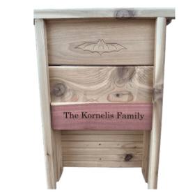 Cedar Bat Nest with Custom Inscription item