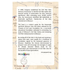 Large Missouri Civil War Passport Book item