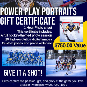 Power Play Portraits Gift Certificate item