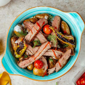 Porcs aux légumes item