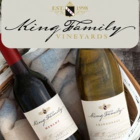 Tasting for 4 at King Family Vineyards item