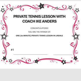 Private Tennis Lesson #1 item