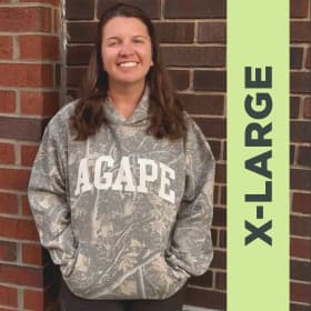 X-Large Agape Camo Hoodie item