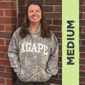 MEDIUM Agape Camo Hoodie item