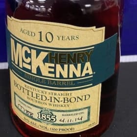 SIGNED 10-Year McKenna Bottle item