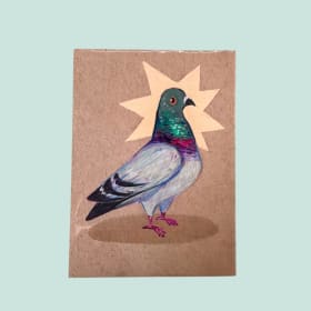 3 Original Pigeon Artworks by Sketchy Chelsea item