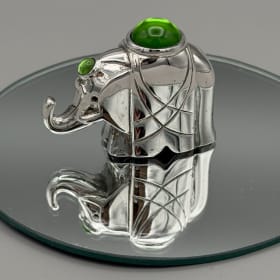 Christofle Paris Silver-Plated Elephant Figurine item