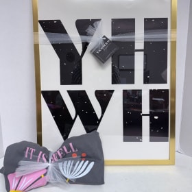 YHWH Poster and It Is Well T-Shirt - $85 Value item