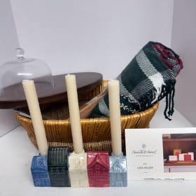 Cozy Holiday Basket and Cheeseboard - $130 Value item