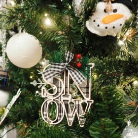 Hubbard Heating & Air “Snow” Tree item