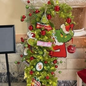 Grinch-mas: Catherine Markey Anderson Library Fund Tree item