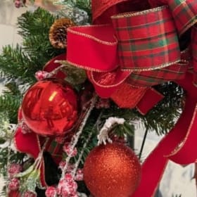 Radiant Red Wreath: Bryan Community Fund item
