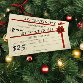 Table For Two - Two $25 Gift Certificates item