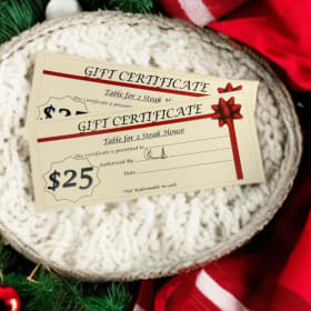 Table For Two - Two $25 Gift Certificates item