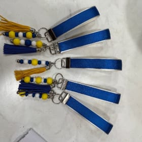 Blue-and-gold keychains 1 of 4 - 18U Bowman item