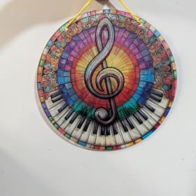 Large Treble Clef Light Catcher item